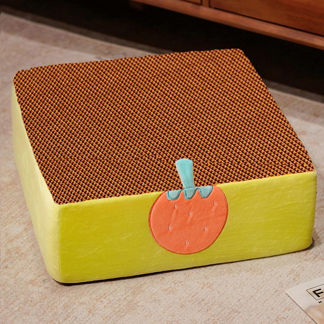 위크앤픽 유아키높이방석 엉덩이방석 푹신한쿠션, 40x40x15cm, 1개, 쿨링 매트 스퀘어 스트로베리