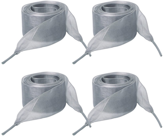 슬립프리 컬러 쉬폰신발끈 양면 리본신발끈