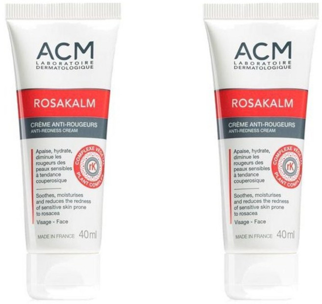 ACM Rosakalm 로사캄 민감성 페이스 크림 40ml x2팩