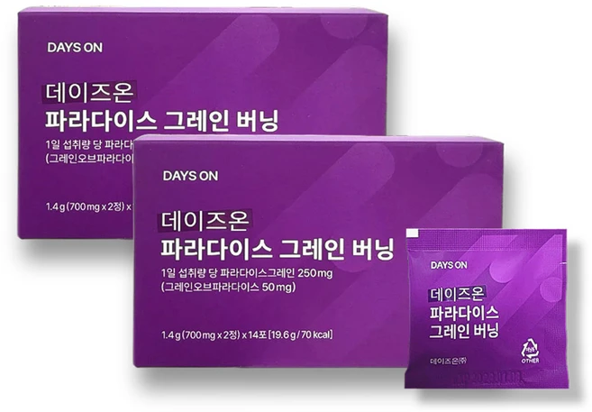 파라다이스그레인 버닝 1박스 오뉴트리션, 2개, 14회분 - 쿠팡