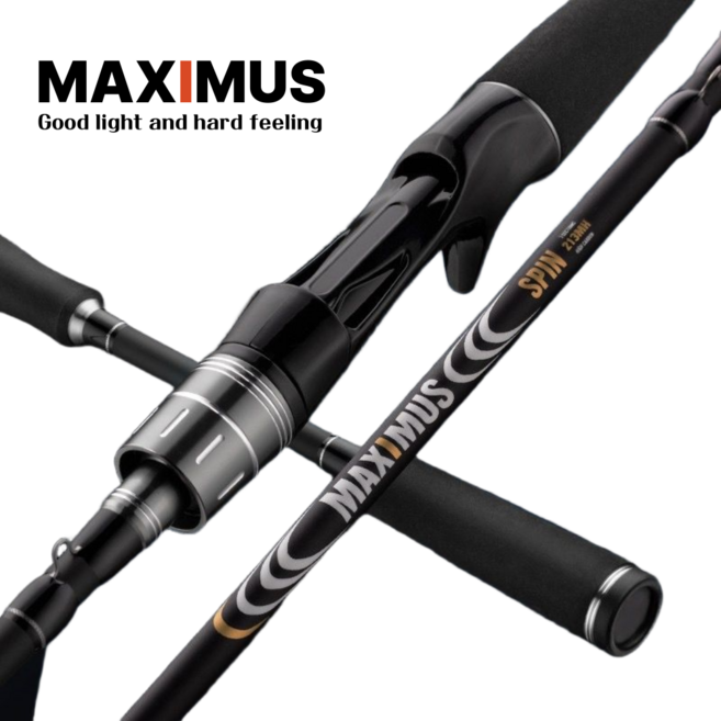MAXIMUS 대륙의 다이와 초가성비 낚시대 바다/민물 겸용 초경량 카본소재 1.68M - 3M
