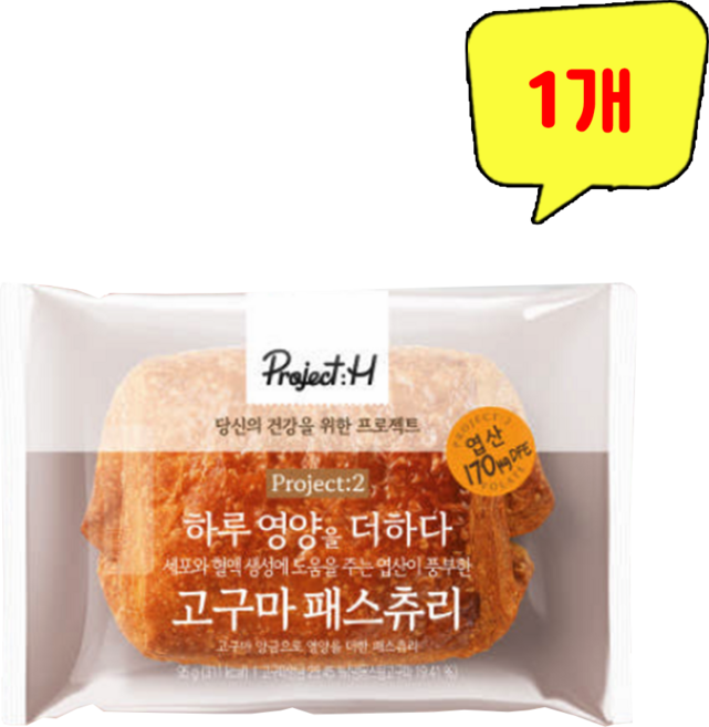 삼립 고구마 패스츄리, 1개, 95g
