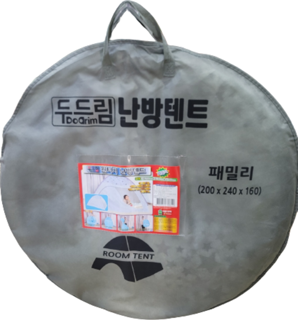 두드림 겨울 원터치 난방 텐트 특대형 패밀리 사이즈 200 X 240 X 160