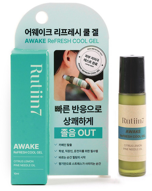 루틴7 어웨이크 리프레시 쿨 겔 페퍼민트, 1개, 10ml