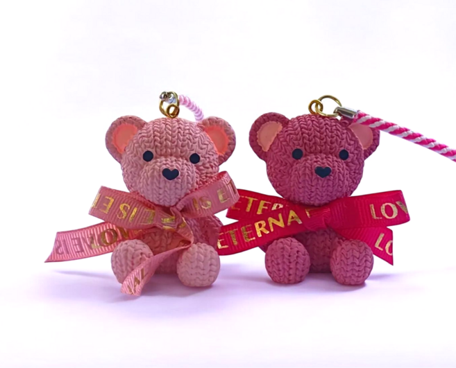 테티베어 골프티걸이 숏티링티꼿이, 1세트, 핑크 + 로즈 핑크