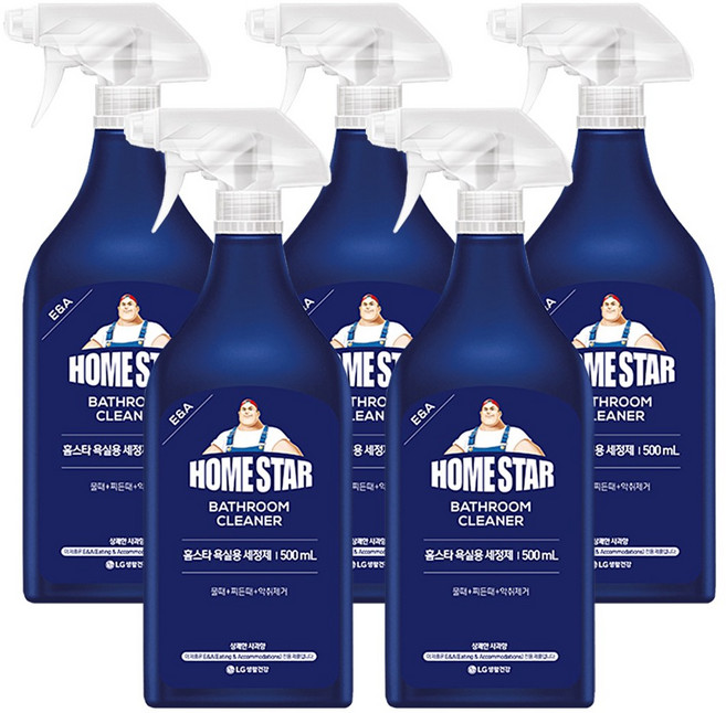 LG 홈스타 욕실을 부탁해 500ml, 5개