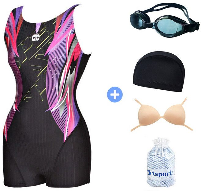 아날도바시니 여성용 반신원피스 수영복 ASWAU-1515 5종세트