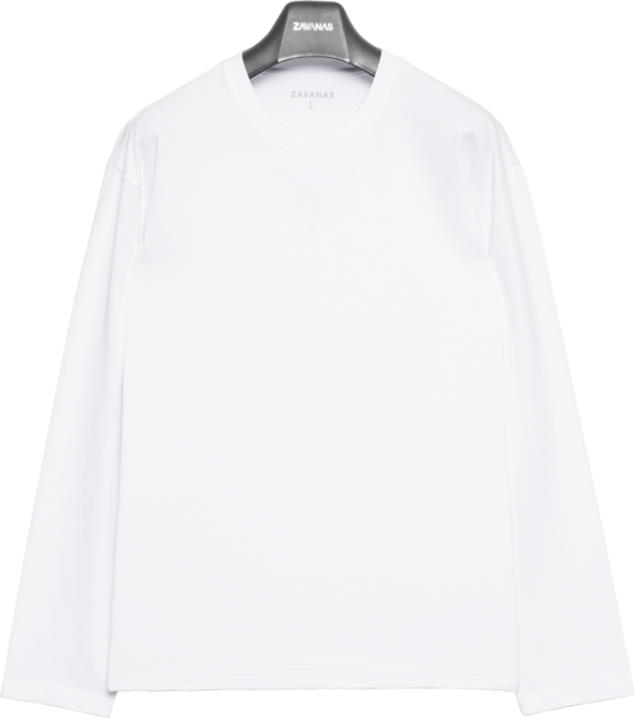 자바나스 기능성 세미 오버핏 크루넥 찰랑거리는 쿨링 긴팔 쿨스킨 롱슬리브