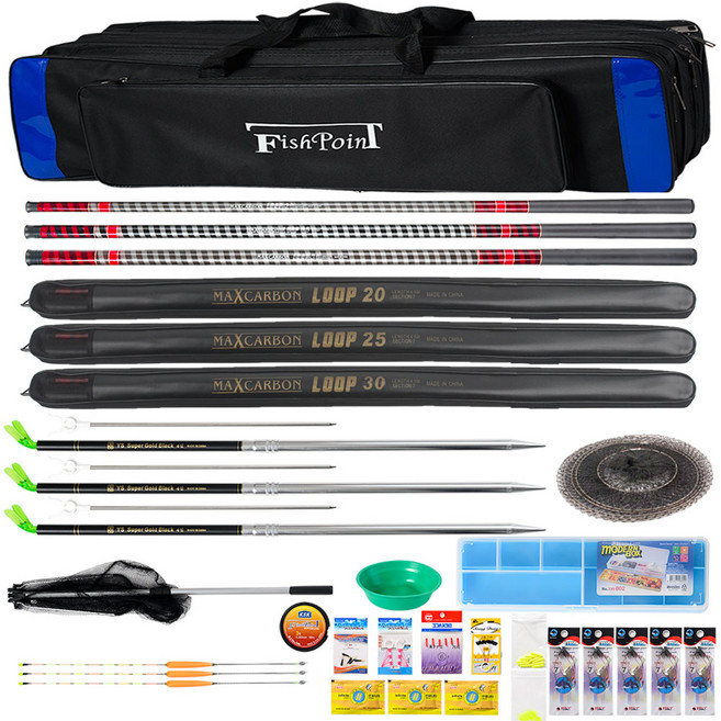 보론 카본 45종 민물낚시대 3조 낚시세트 민물낚시세트, 01.기본가방