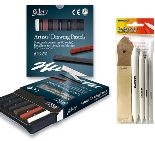 [ONEDREAM]문교 드로잉 파스텔 콘테 6색 드로잉세트