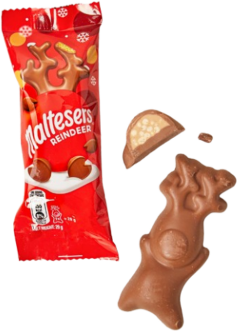 한정판 몰티져스 루돌프 레인디어 크리스마스 초콜릿, 29g, 32개