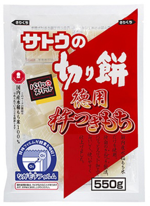 Sato's Kirimochi 라지사이즈 키네츠키모찌, 1개, 550g