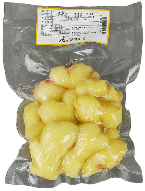 성덕농산 국내산 안동 깐생강 300g (80%기계탈피), 1개