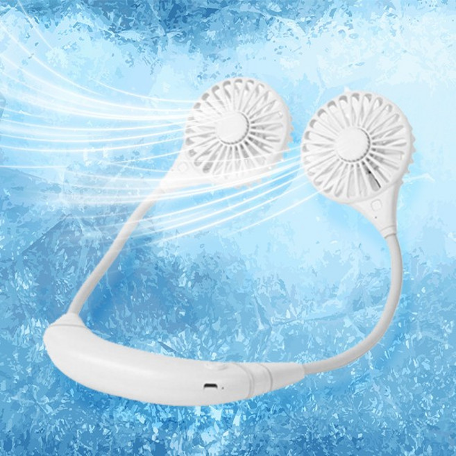 넥선풍기 W8 넥밴드 휴대용 목걸이 목에거는 무선 목풍기 선풍기 미니