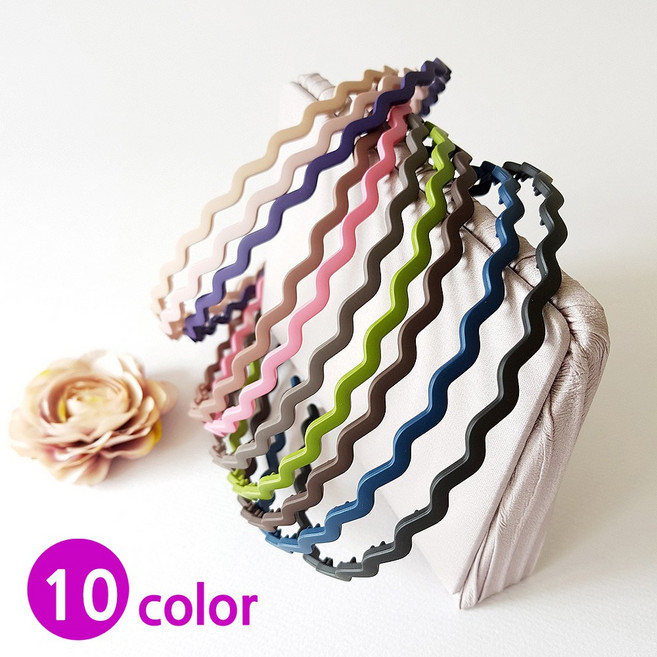 인조이박스 고탄력 얇은 머리띠 SMA12