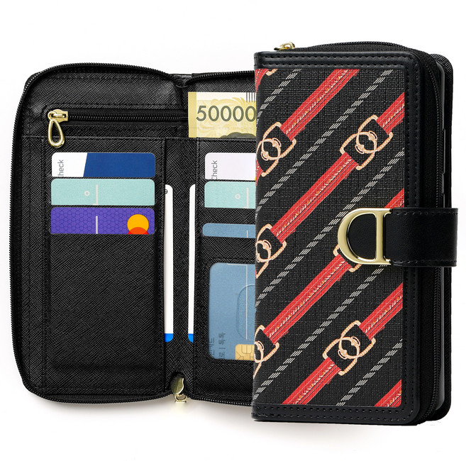 아티움 갤럭시 점프2 벨루체 지퍼 다이어리 휴대폰 케이스