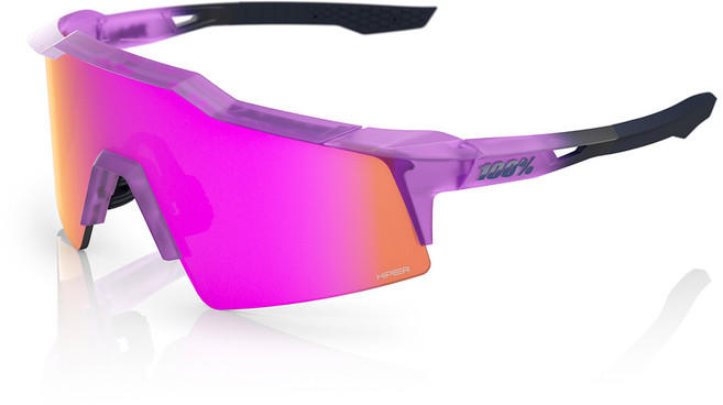 백퍼센트 100프로 스피드크래프트 토요코 하이퍼 바이탈핑크미러렌즈 야구 러닝 자전거 스포츠 고글, 1개