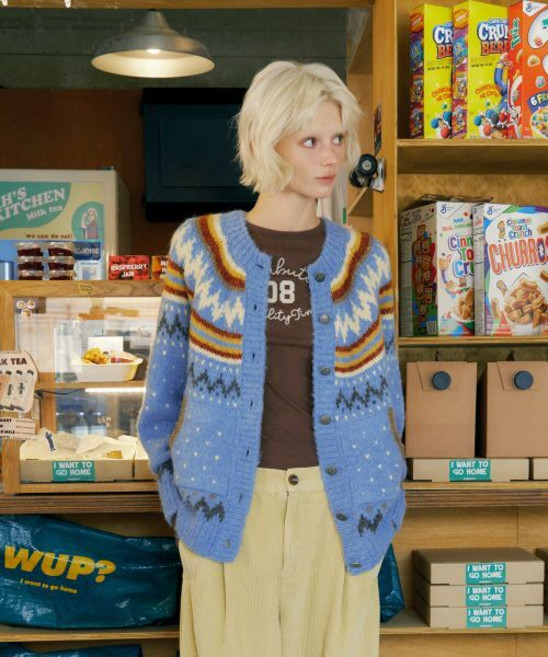 greenbutter Wool Tencel Long Sleeve Tee Brown