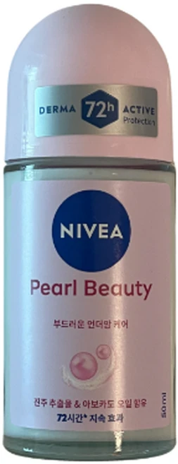 니베아 데오드란트 펄앤뷰티 롤온, 50ml, 2개 - 쿠팡