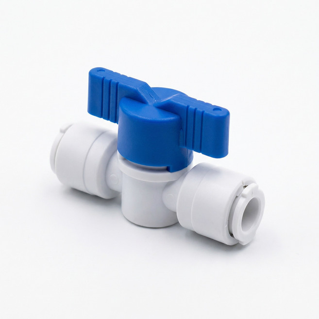 정담 정수기 중간밸브 점검밸브, 1개, 1/4 6.3mm