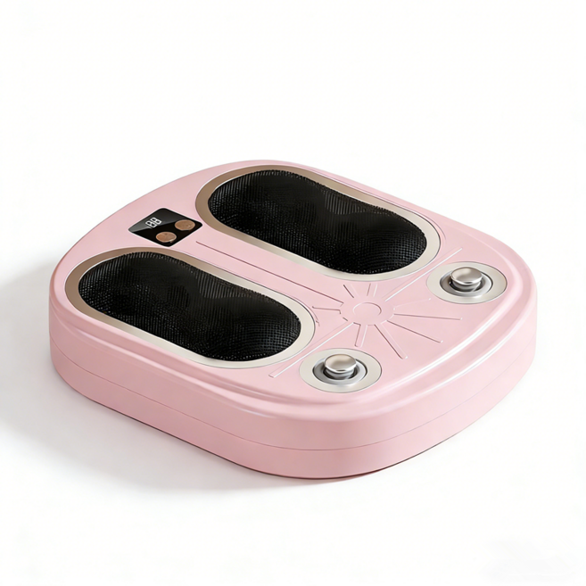 全自動腿部按摩器 足療機 腳底按摩神器, 一台, 粉色