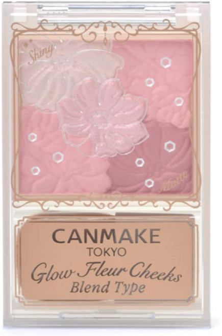 캔메이크 글로우 플로어 치크 팩트 블러셔 6.3g, B02 로즈 발레리나, 1개