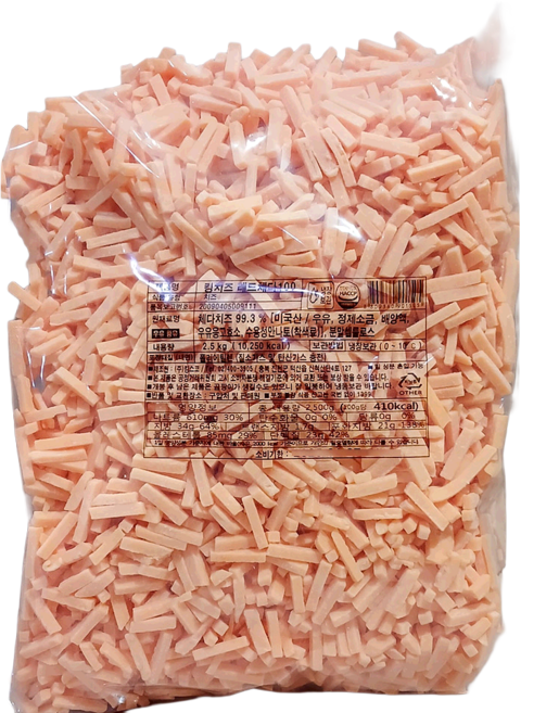 킹스코 체다 치즈 2.5kg 4개 샌드위치치즈