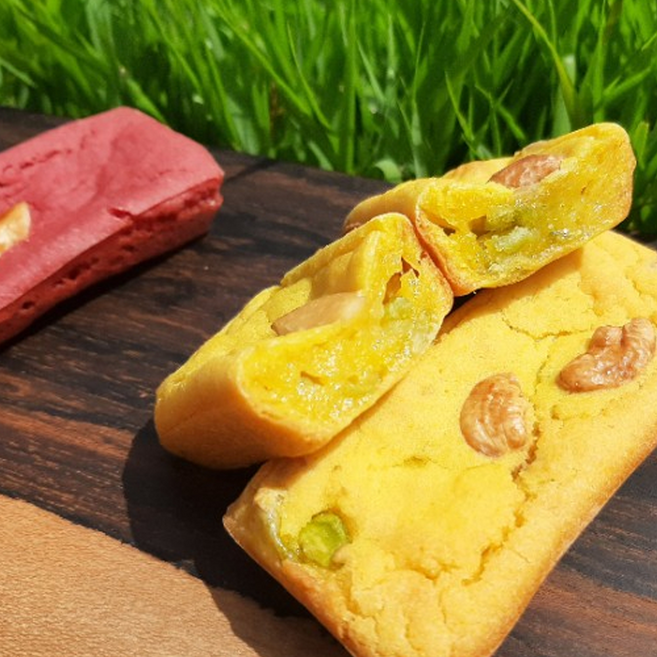 선물용 구움찰떡 5ea x 3가지색 (15EA) _ 지리산웃음꽃농장, 1개