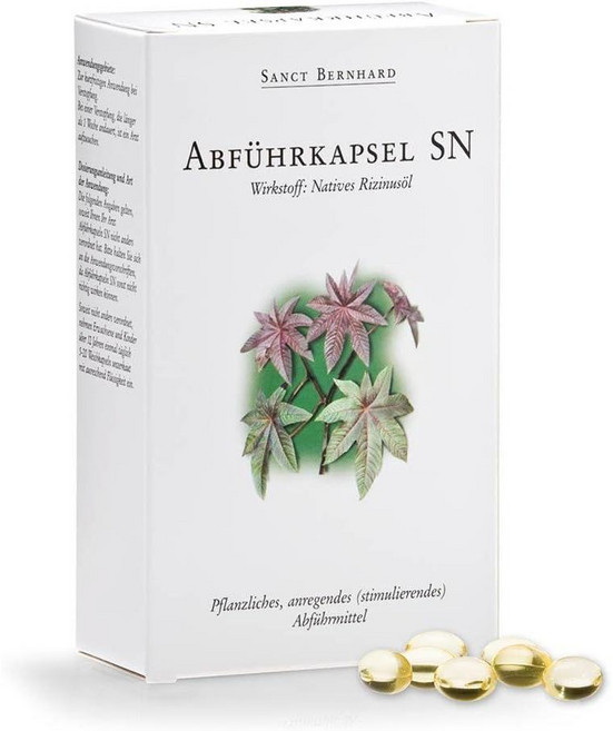 Sanct Bernhard 버진 피마자 오일 120캡슐, 1개, 120정