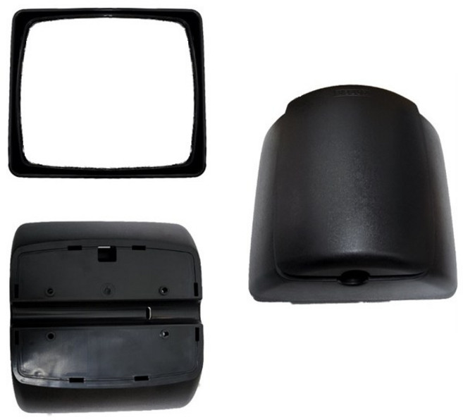 대성부품/파워텍 사각미러/트라고/뉴파워텍/보조미러/현대트럭/구형/SH/빽미러/화물차/대형트럭/5톤/25톤/11톤/조수석/876607A302/와이드, SH파워텍사각미러(구형)
