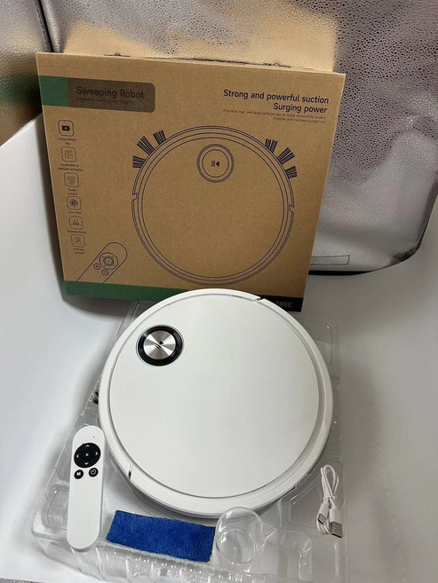 智能家用掃地機器人防跌落洗地機吸拖一體拖地機家電禮品爆款, 一臺, P8【APP控制＋防跌落】-電商裝