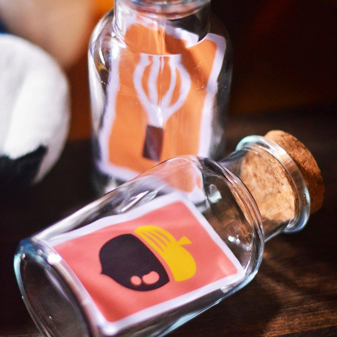 2개풀세트 동물의숲 레시피병 굿즈 미니어쳐 피규어 바다에 띄우는 병 카드포함 모동숲 섬 해변 도토리 열기구 열매레시피, 메인사진2종 레시피병이 배송됨, 약 14cm 높이