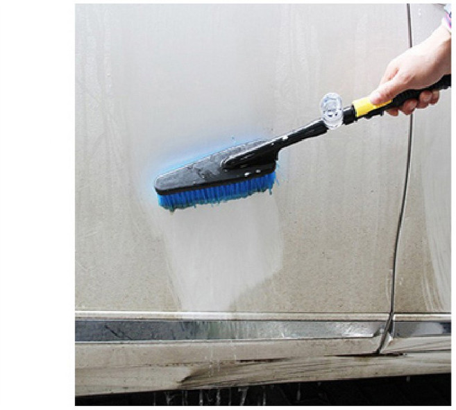 새제 세차 브러쉬 새제 세차 브러쉬 걸레 거품 호스 다용도 차본체 솔, 1개