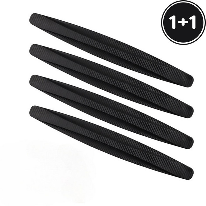 리빙코어 자동차 범퍼가드 흠집차단 강력한보호, 4개, 블랙