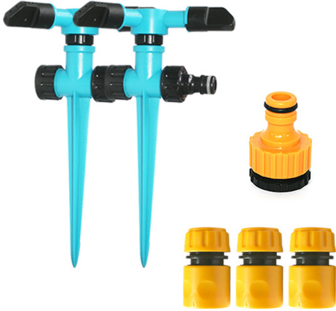 텃밭 잔디 스프링쿨러 정원 물주기 농업용 농사용 미니 스프링클러 A형세트, 1개