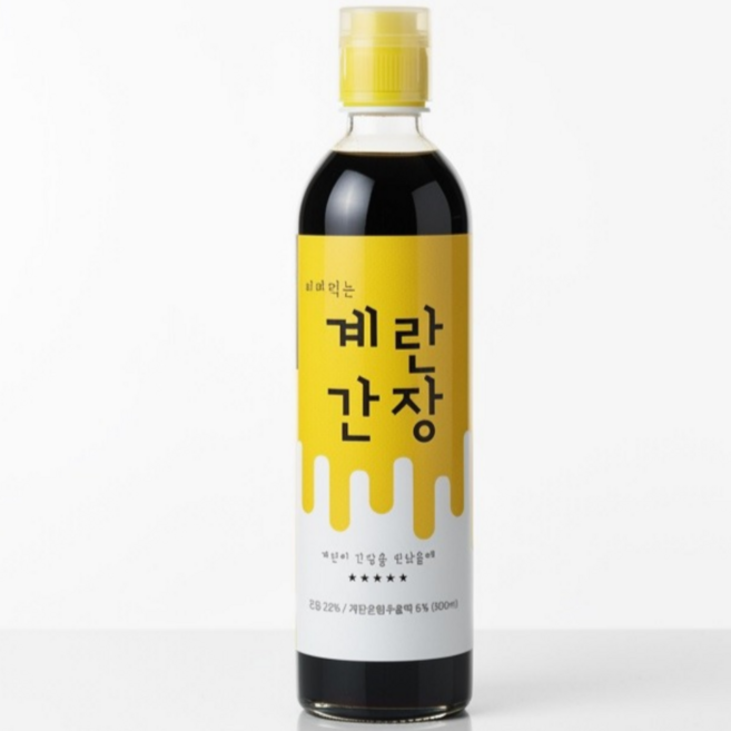 소스집 프리미엄 비벼먹는 계란간장, 1개, 580ml