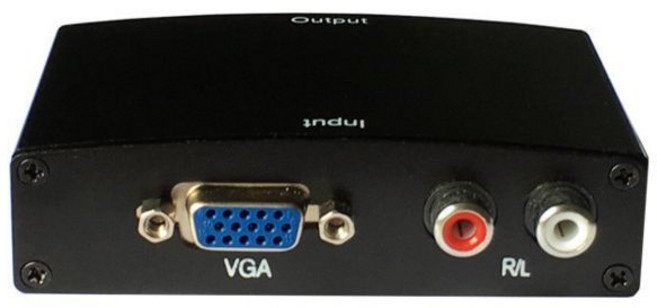 VGA 轉 HDMI 轉換器 附音訊 1080P, 1個