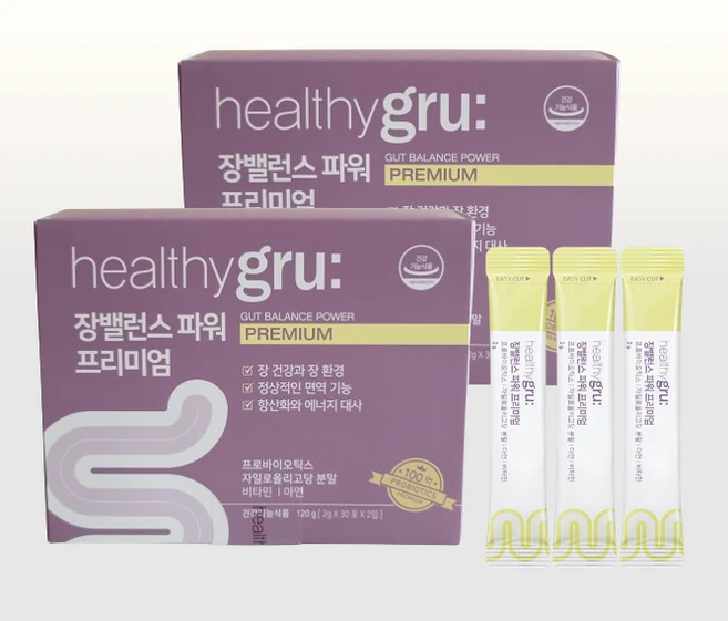 [헬시그루] 장밸런스 파워 프리미엄 2g x 120포 (2개월분), 240g, 1개 - 쿠팡