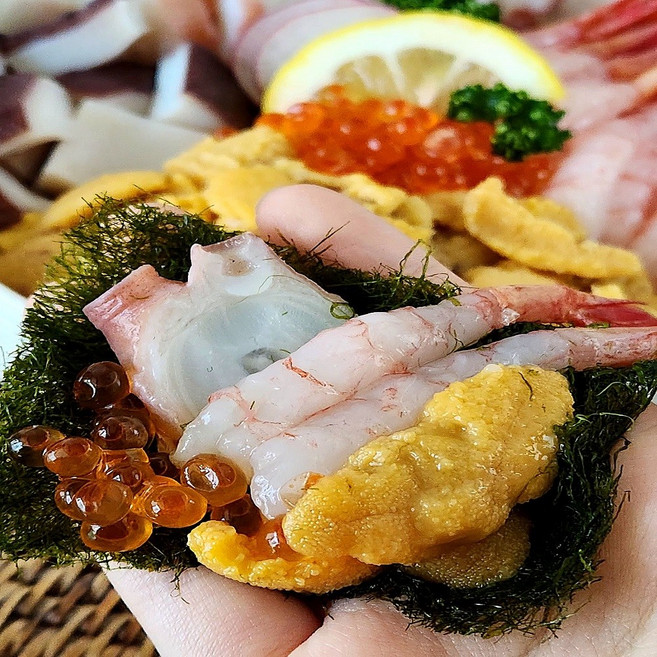 [제철성게] 당일발송 해녀채취 국내산 성게알 말똥성게 우니 100g, 1개, 1kg