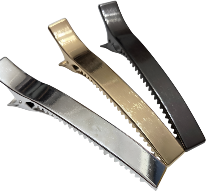 디스엔댓 미니멀 꾸안꾸 고급 메탈 일자 집게핀