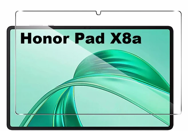 Honor Pad X8a 11 인치 강화 유리 화면 보호기 2024 태블릿 안티 스크래치 HD 투명 보호 필름, 01 Honor Pad X8a