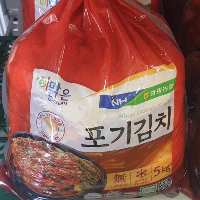 농협 해남 이맑은 포기김치, 5kg, 1개