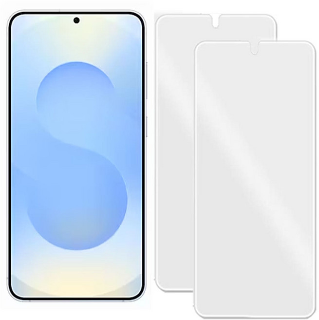 갤럭시 S25 플러스 SM-S936N 깨지지 않는 PET 방탄 필름 지문인식 액정보호필름, 2개