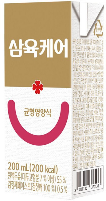 삼육 케어 균형영양식, 200ml, 18개