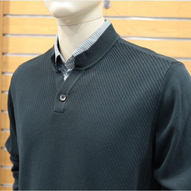 인디안 남성 이중에리 니트티 MIE BP6SC401