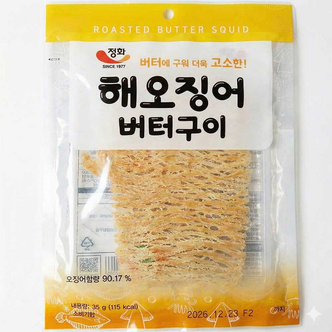 정화 해오징어 버터구이 35g 5봉 10봉, 5개