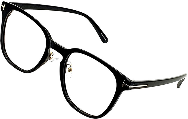 [당일발송] 페이스오프 남자 여자 빅사이즈 오버사이즈 얇은 사각 스퀘어 뿔테 안경 블루라이트 차단 안경테