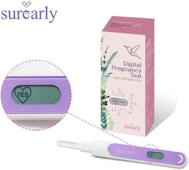 슈얼리 디지털 임신테스트기, 7개입, 1개