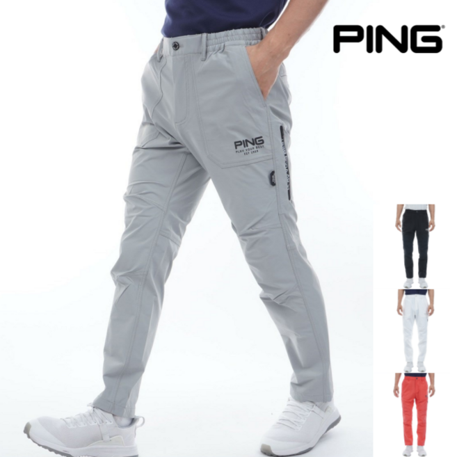 25SS 핑 남성골프웨어 골프조거팬츠 밴딩 테이퍼드 나일론바지 방수