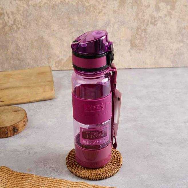 太和工房 TR55運動水壺 輕巧便攜 安全材質 運動適用, 深紫色, 350ml, 1個